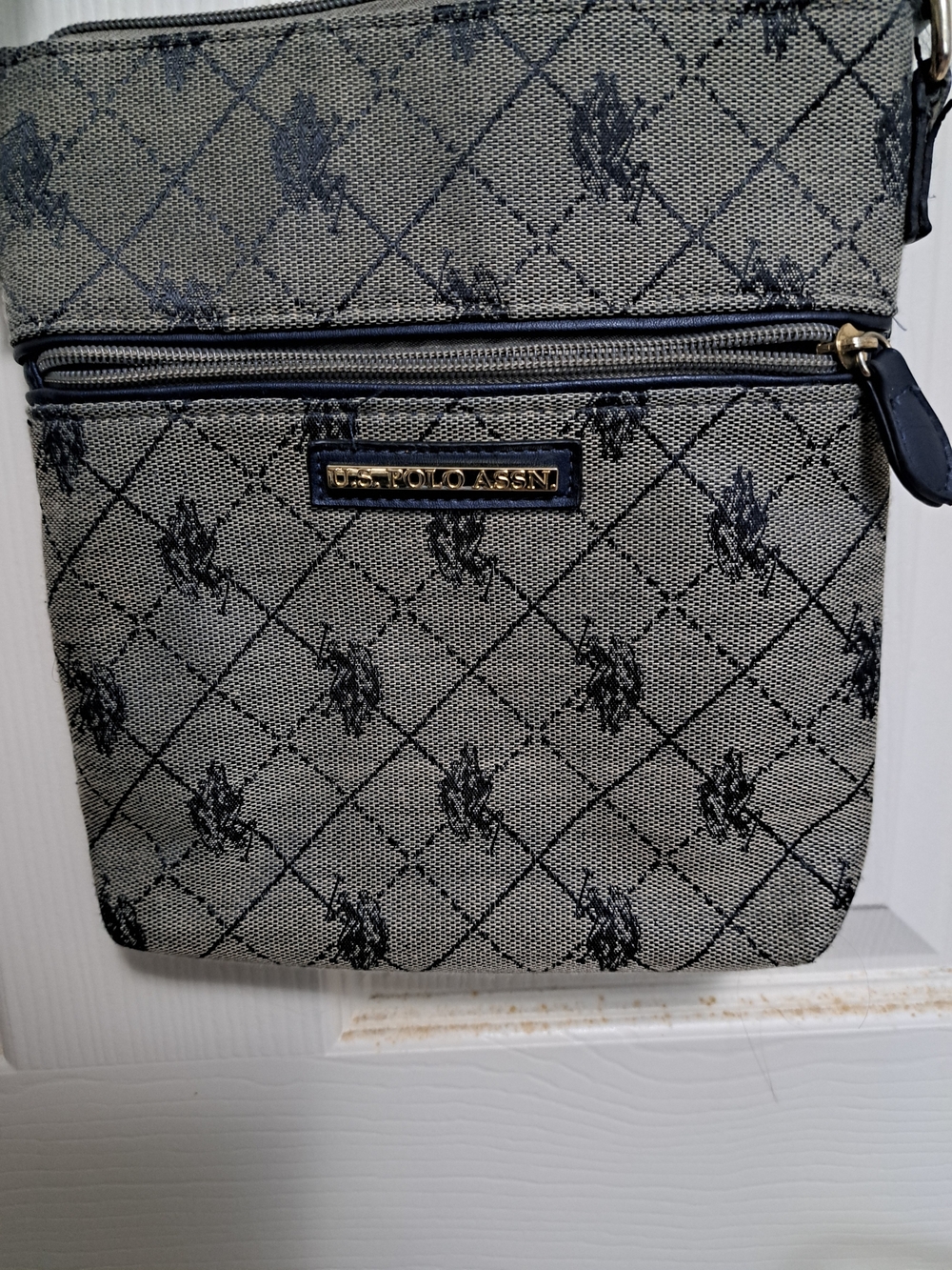 U.S. Polo Assn. Gray Crossbody Bag